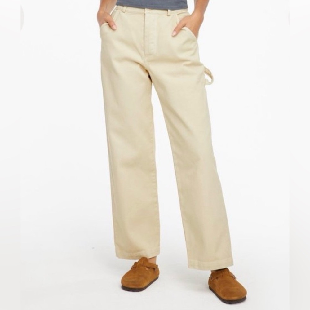 LACAUSA 100% Cotton Cargo Pants